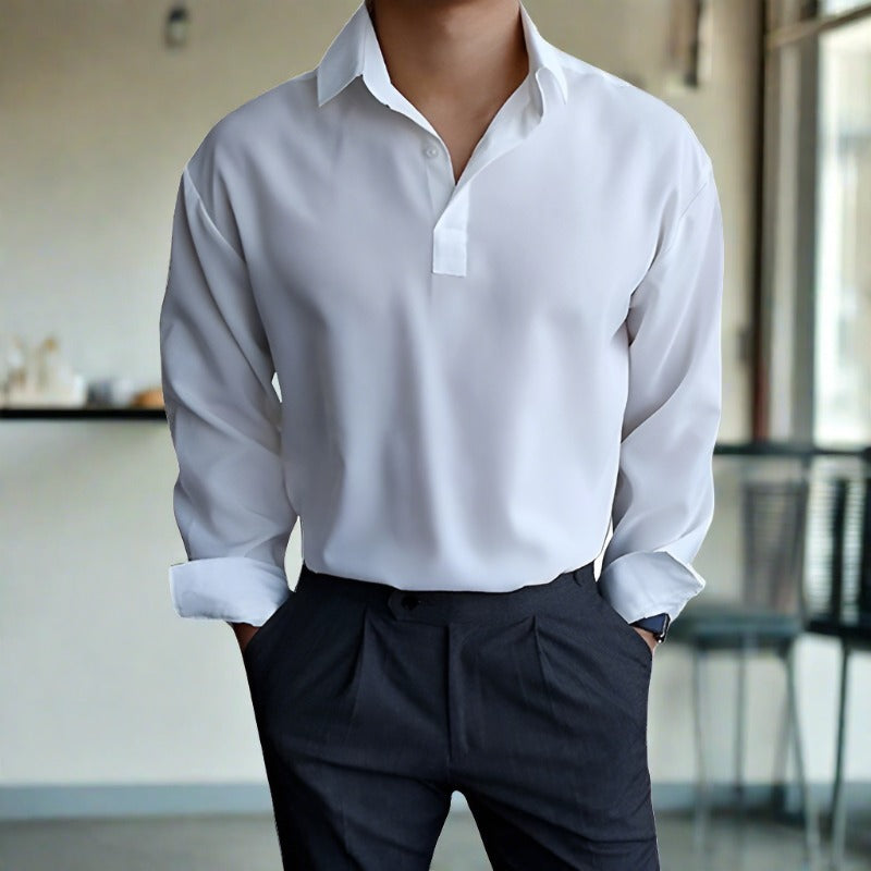 Luxuriöses Sommer-Poloshirt für Männer – elegant, leicht und perfekt für warme Tage