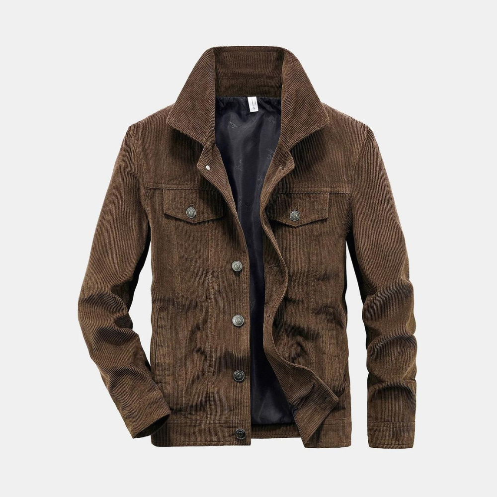 Luxus-Cordjacke für Männer, perfekt für stilvolle Herbst- und Winter-Outfits