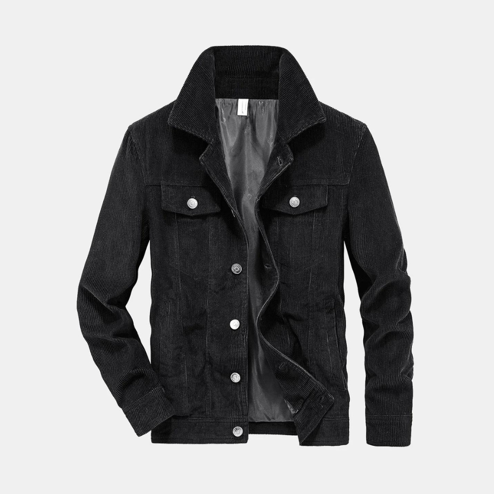 Luxus-Cordjacke für Männer, perfekt für stilvolle Herbst- und Winter-Outfits