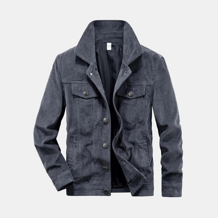 Luxus-Cordjacke für Männer, perfekt für stilvolle Herbst- und Winter-Outfits