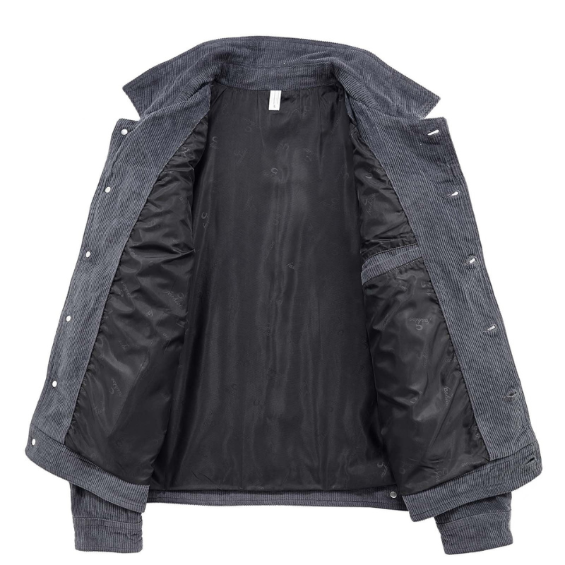 Luxus-Cordjacke für Männer, perfekt für stilvolle Herbst- und Winter-Outfits