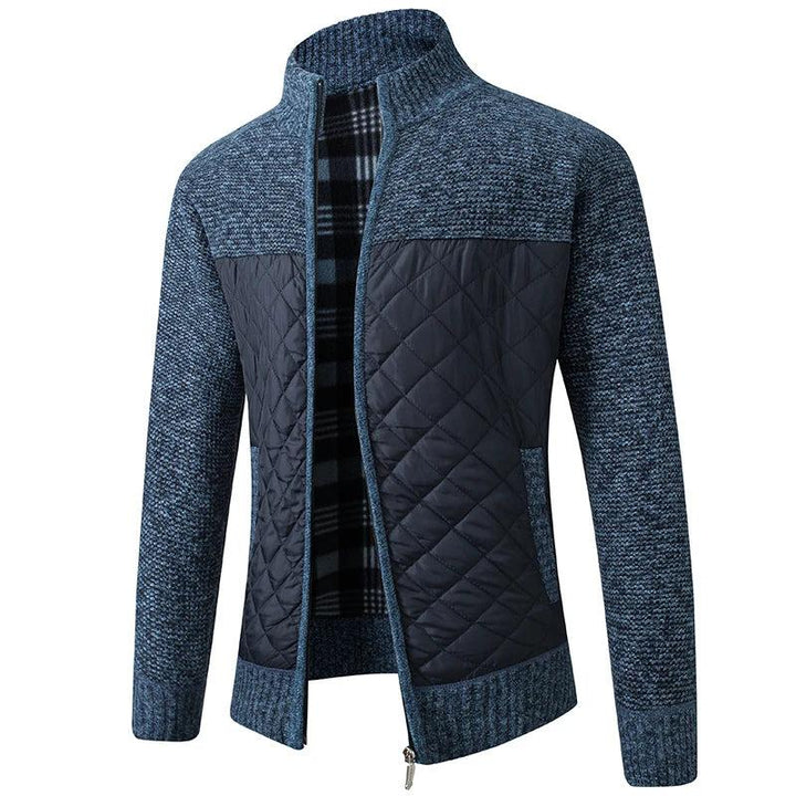 Maskuline, schmal geschnittene Strickjacke für Männer, ideal für stilvolle Winterlooks