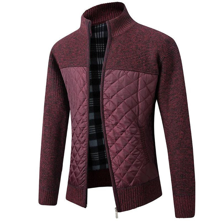 Maskuline, schmal geschnittene Strickjacke für Männer, ideal für stilvolle Winterlooks