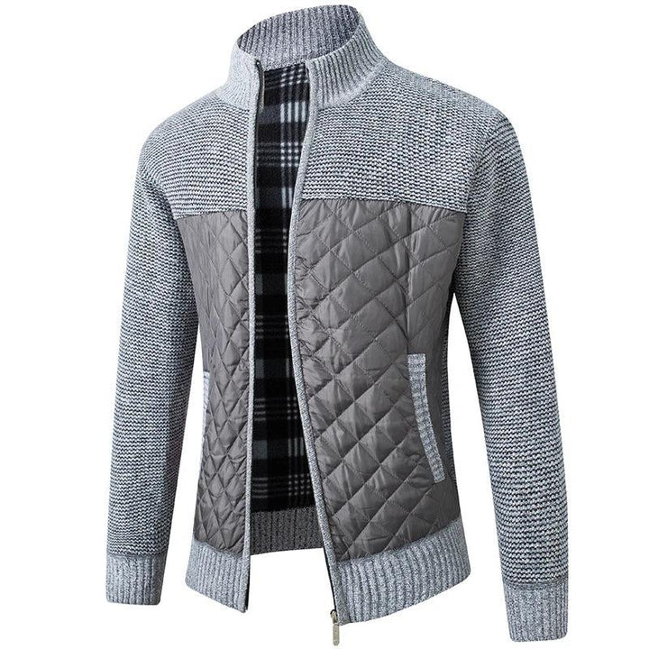 Maskuline, schmal geschnittene Strickjacke für Männer, ideal für stilvolle Winterlooks