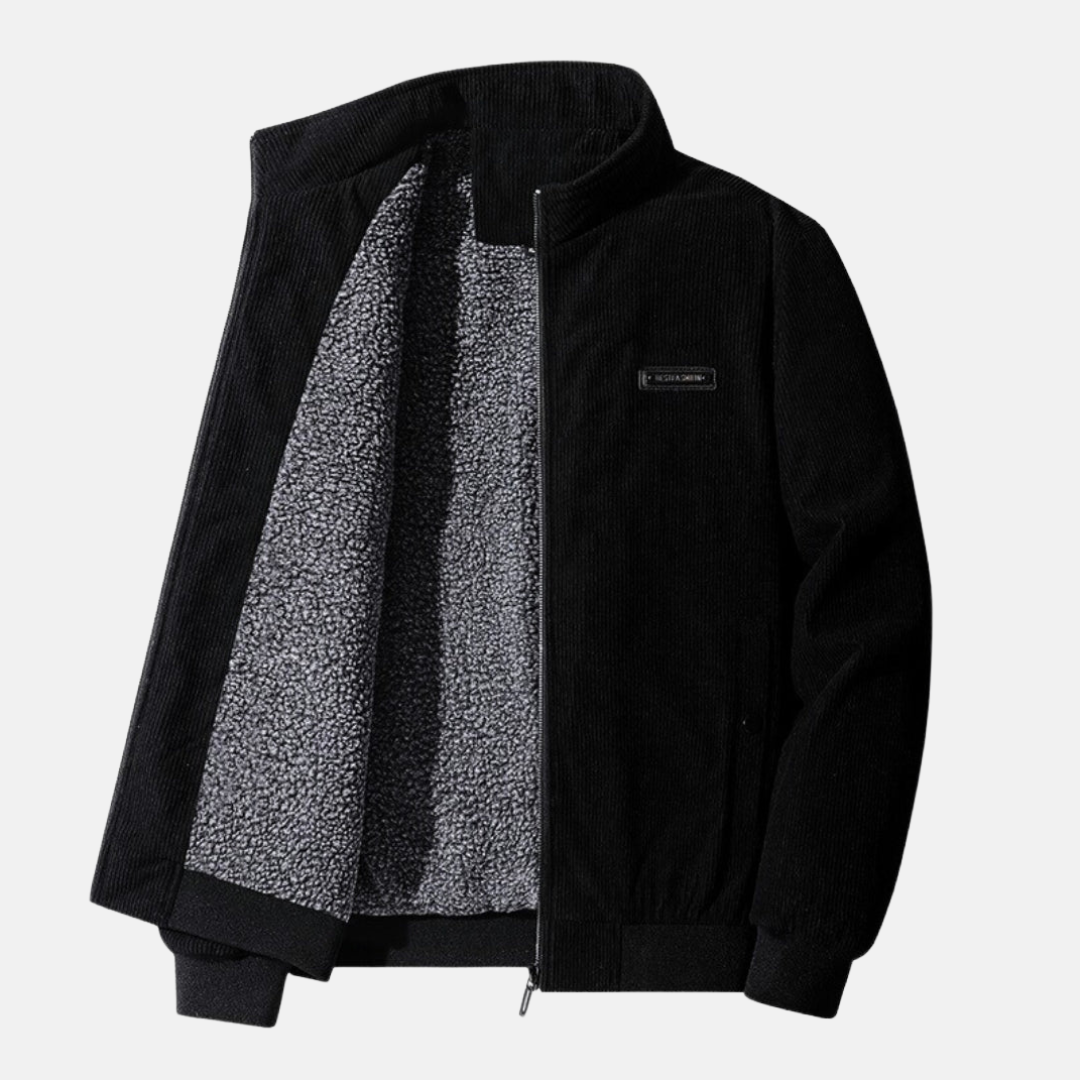 warme Cordjacke für Männer, stilvoll und isolierend für Herbst und Winter.