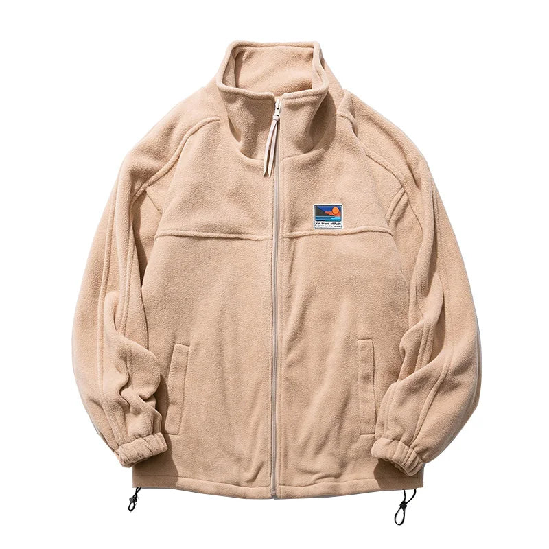 Trendige Herren-Fleecejacke aus hochwertigem Material, ideal für kühle Tage