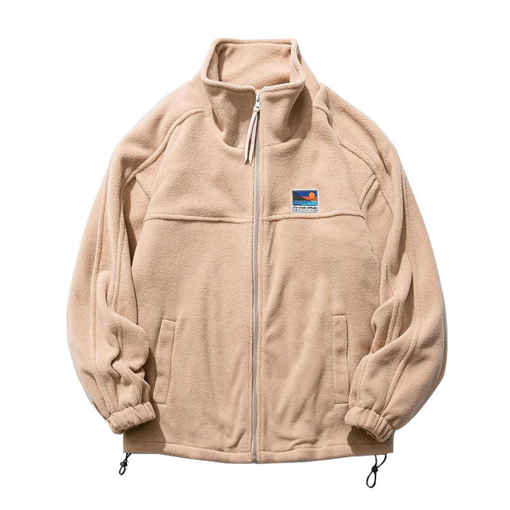 Trendige Herren-Fleecejacke aus hochwertigem Material, ideal für kühle Tage