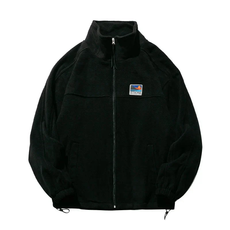Trendige Herren-Fleecejacke aus hochwertigem Material, ideal für kühle Tage
