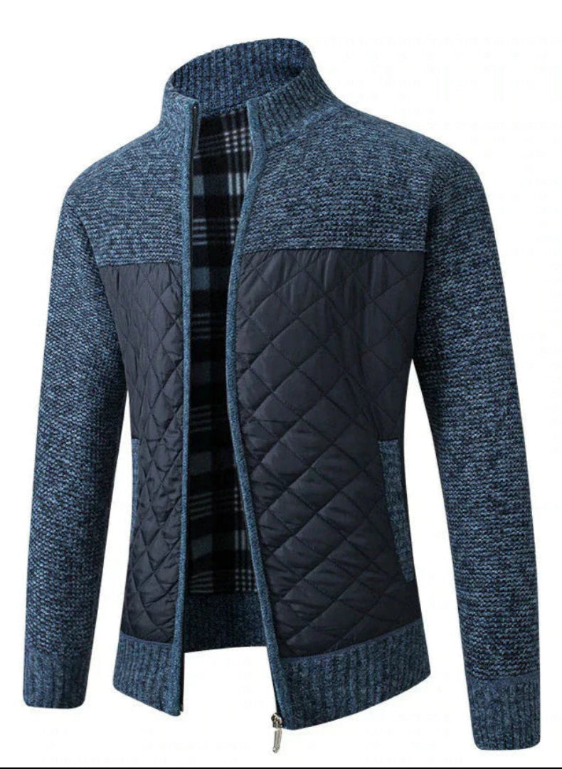Schlanke Winterjacke für Herren, trendiges Design mit praktischen Funktionen