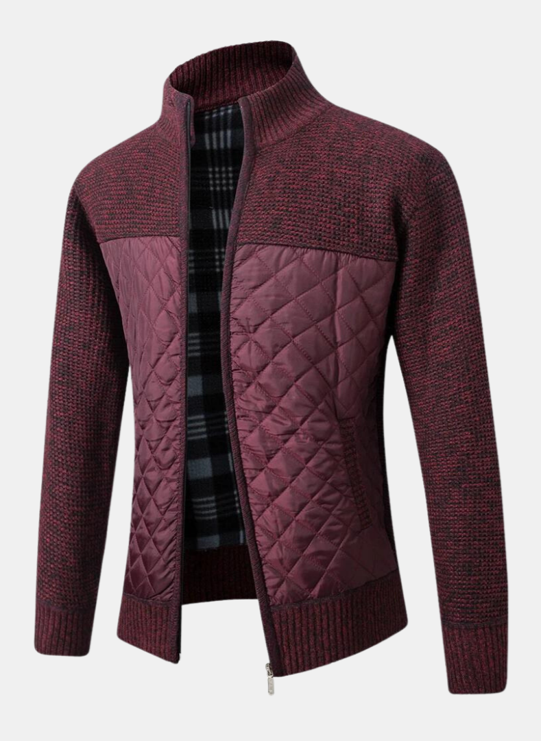 Schlanke Winterjacke für Herren, trendiges Design mit praktischen Funktionen