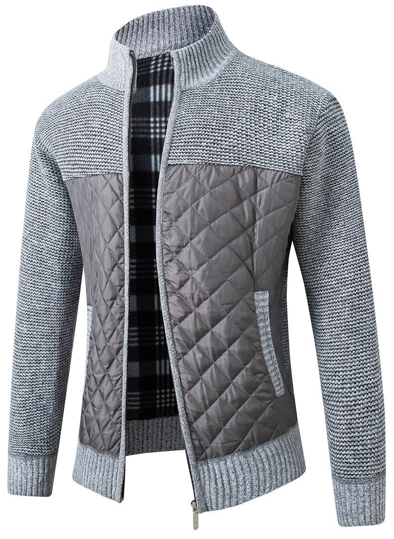 Schlanke Winterjacke für Herren, trendiges Design mit praktischen Funktionen