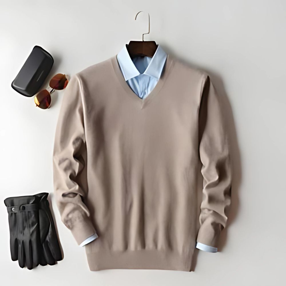  Moderner Freizeitpullover für Männer, warm und stilvoll für entspannte Looks.