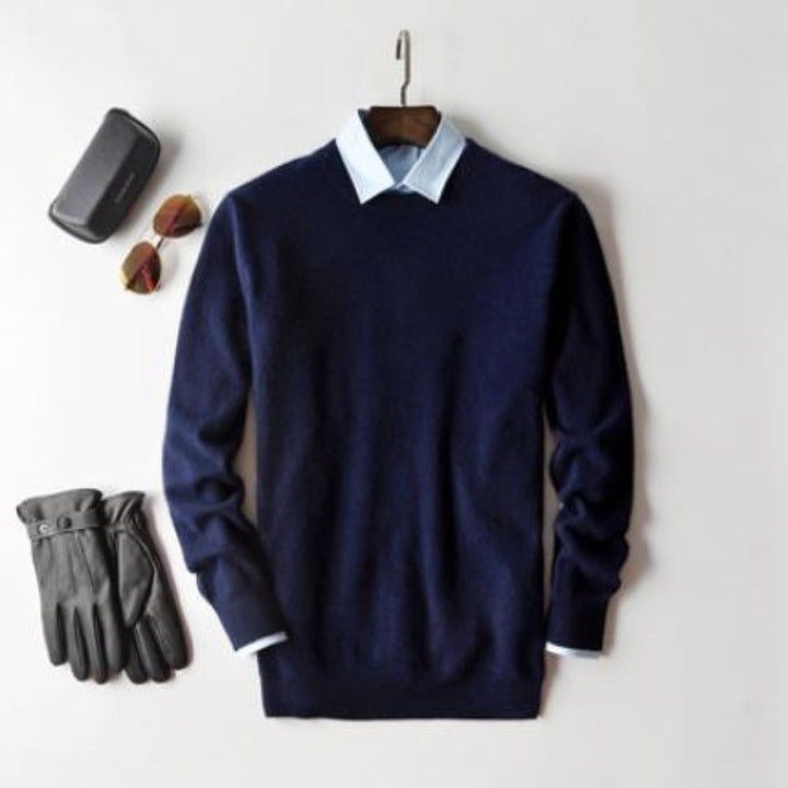  Moderner Freizeitpullover für Männer, warm und stilvoll für entspannte Looks.