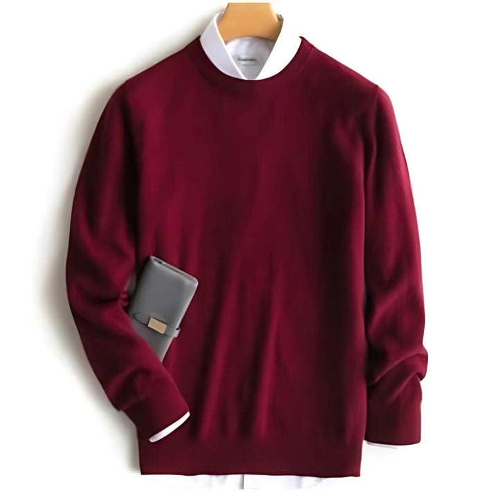  Moderner Freizeitpullover für Männer, warm und stilvoll für entspannte Looks.