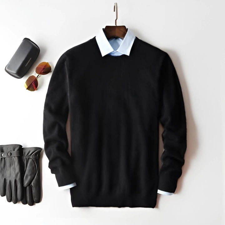  Moderner Freizeitpullover für Männer, warm und stilvoll für entspannte Looks.