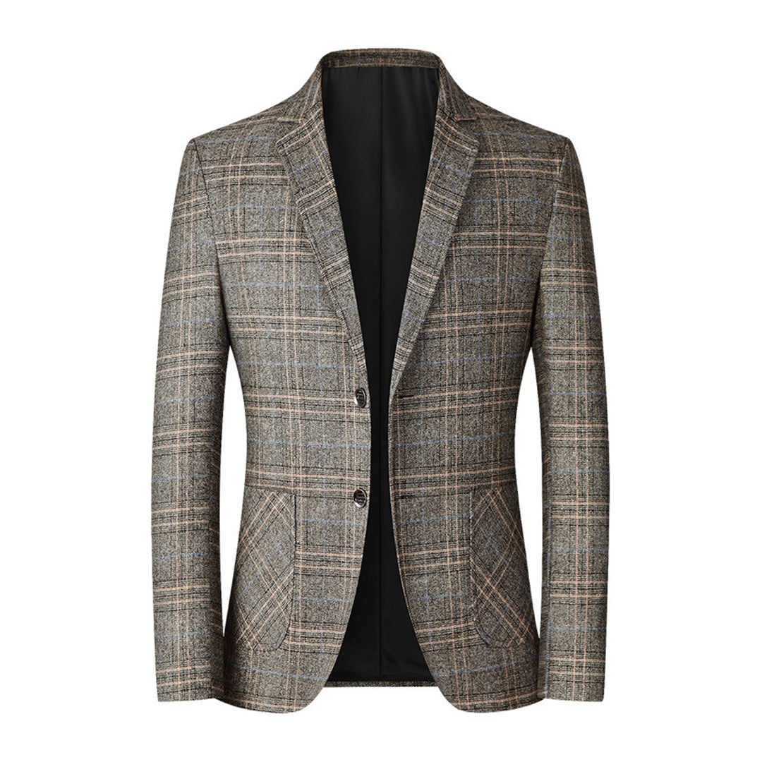 Moderner Herren-Blazer mit klaren Linien und vielseitigem Design, ideal für entspannte und semi-formelle Looks