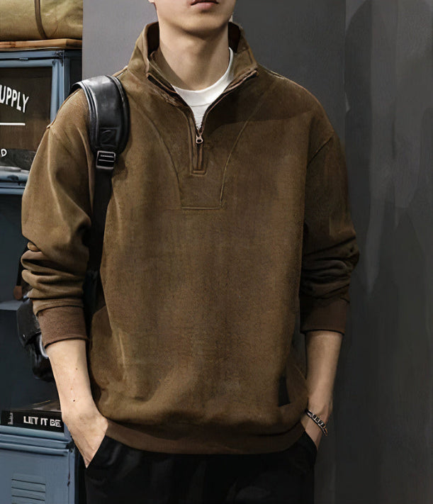 Moderner lässiger Winterpullover für Männer, warm und stilvoll für kalte Tage