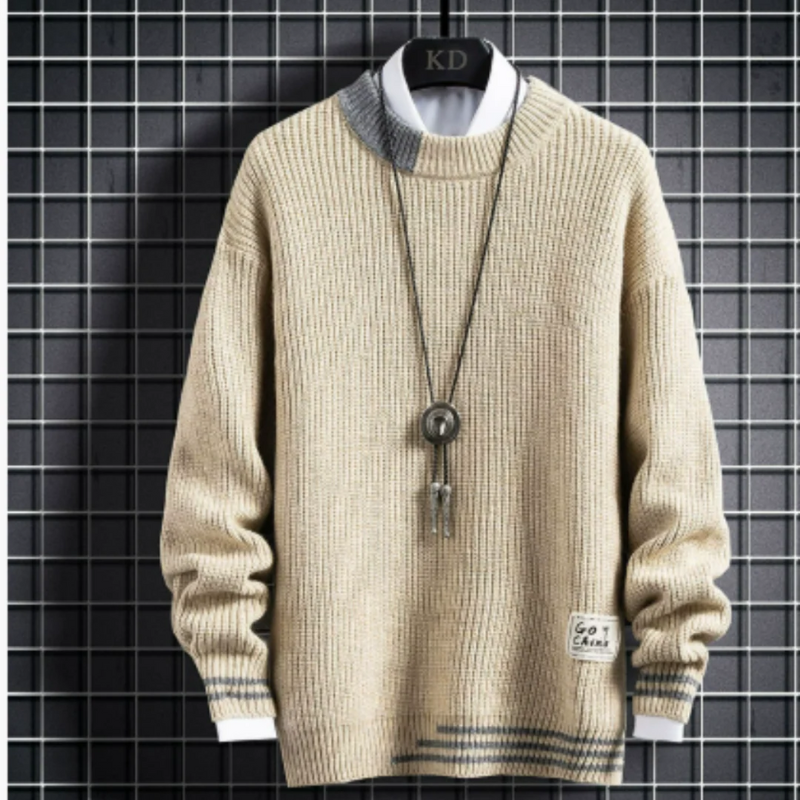 Moderner warmer Pullover für Herren in zeitlosem, komfortablem Design