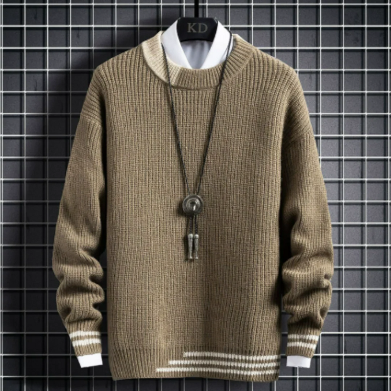 Moderner warmer Pullover für Herren in zeitlosem, komfortablem Design