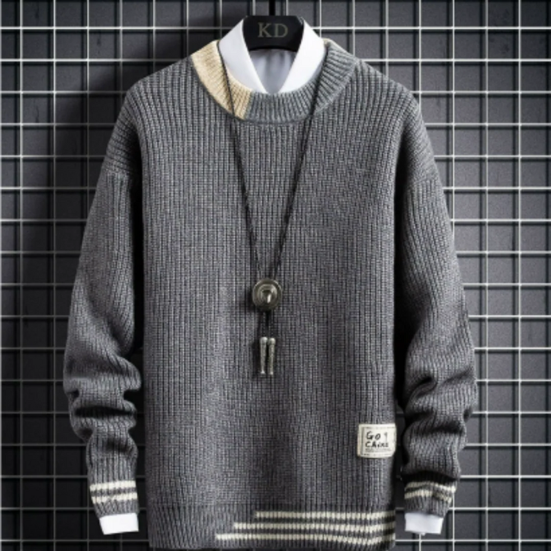 Moderner warmer Pullover für Herren in zeitlosem, komfortablem Design