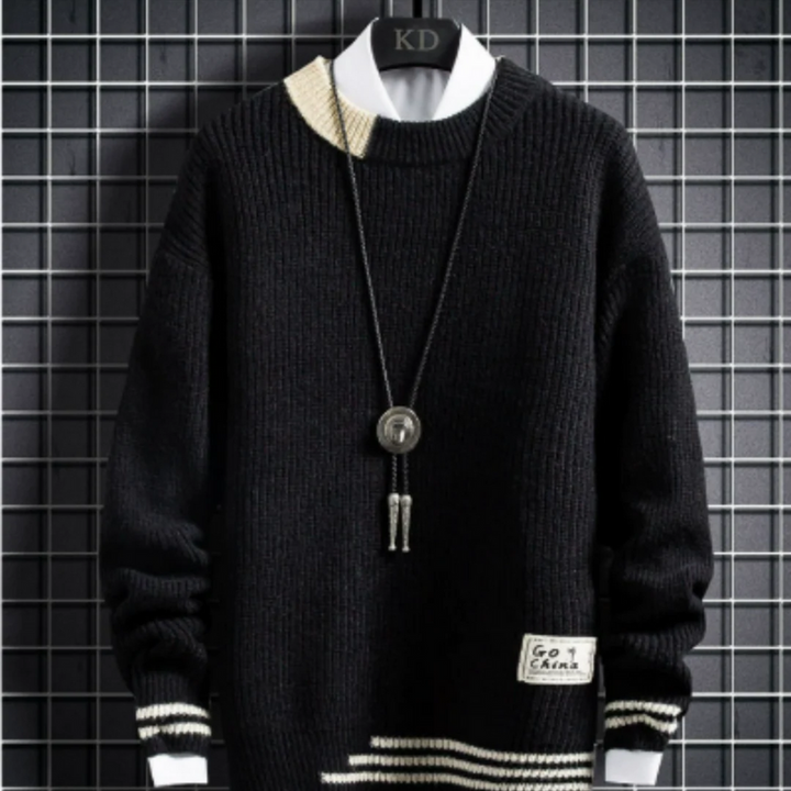 Moderner warmer Pullover für Herren in zeitlosem, komfortablem Design