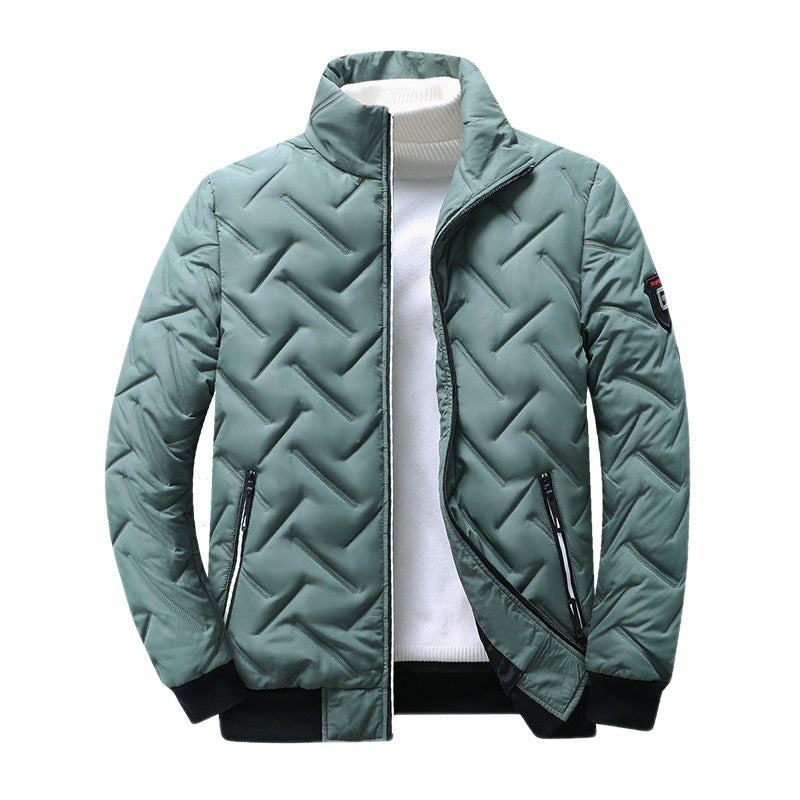 Modische Bomberjacke für Männer, perfekt für Herbst- und Wintertage.