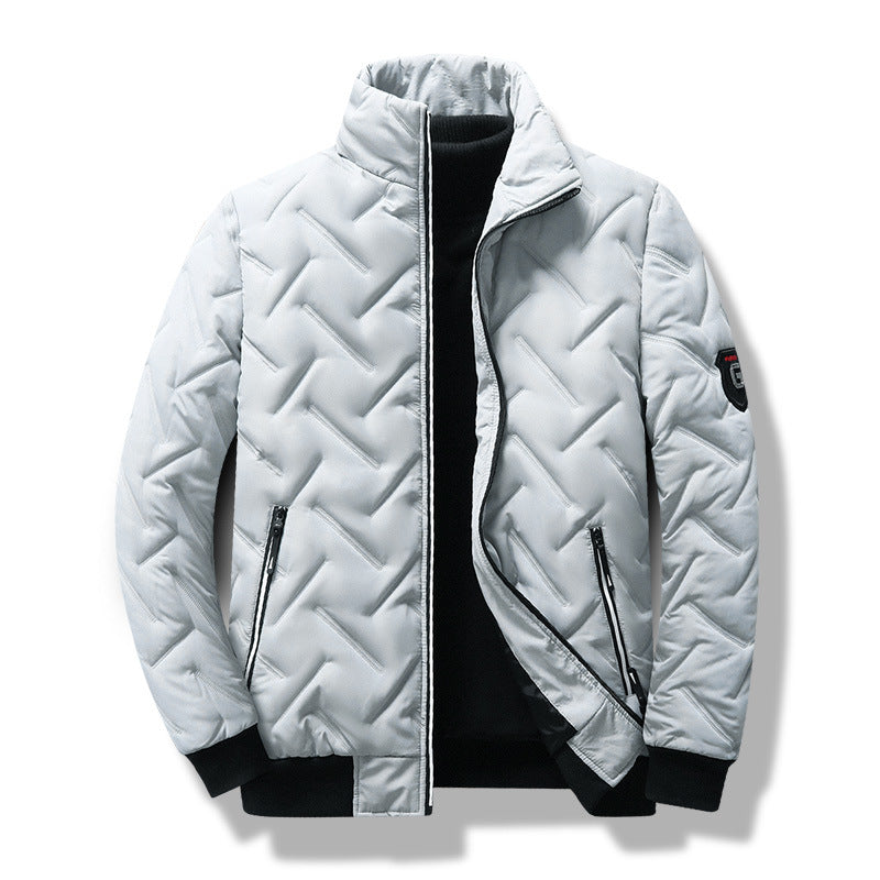 Modische Bomberjacke für Männer, perfekt für Herbst- und Wintertage.