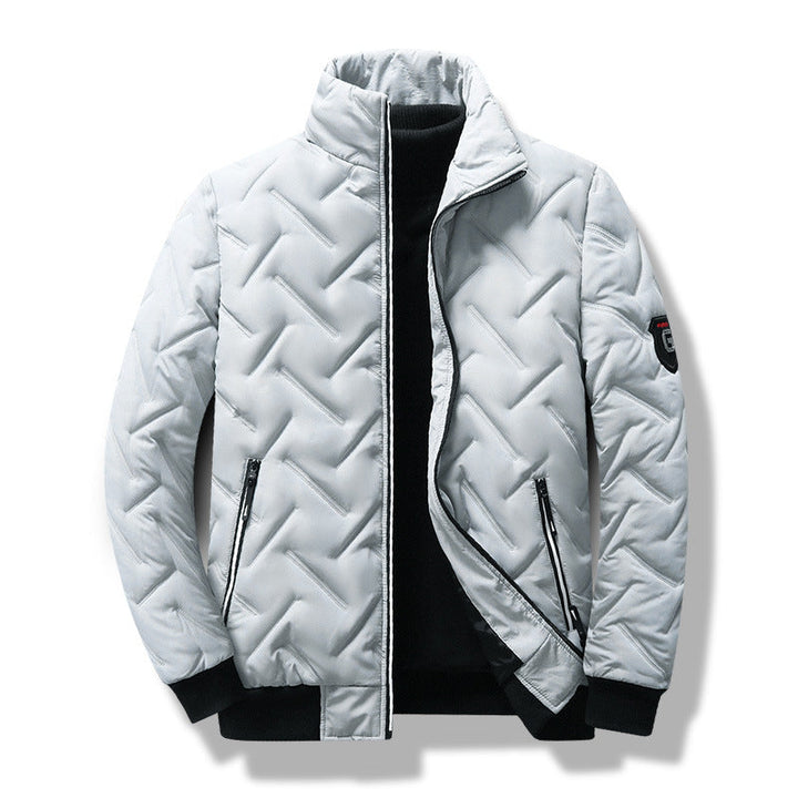 Modische Bomberjacke für Männer, perfekt für Herbst- und Wintertage.