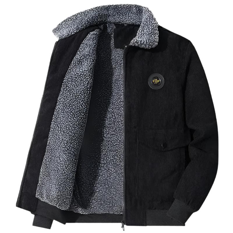 Hochwertige Cordjacke für Männer in klassischem Stil, ideal für stilvolle und vielseitige Outfits.