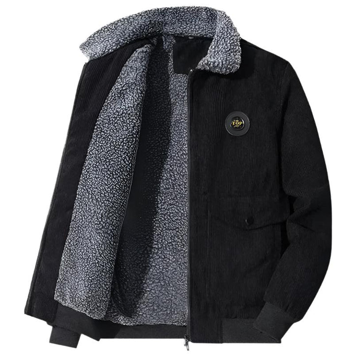 Hochwertige Cordjacke für Männer in klassischem Stil, ideal für stilvolle und vielseitige Outfits.