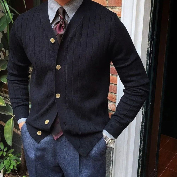 Modische Strickjacke für Männer – stilvoll und warm für Herbst- und Wintertage