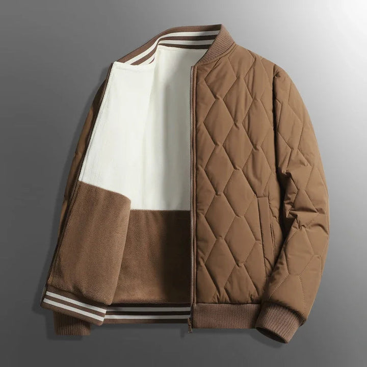 Modische Wende-Winterjacke für Männer, vielseitig und warm, perfekt für Herbst- und Wintertage.