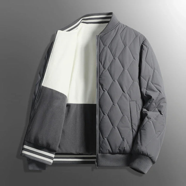 Modische Wende-Winterjacke für Männer, vielseitig und warm, perfekt für Herbst- und Wintertage.