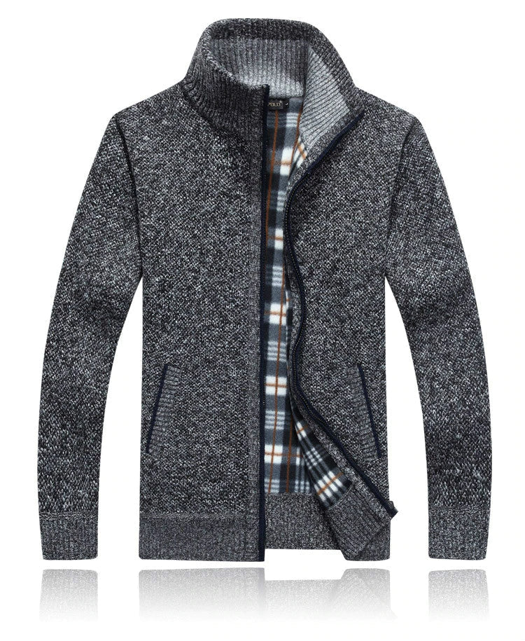Modische Winter-Strickjacke für Männer, ideal für warme und stilvolle Herbst- und Wintertage
