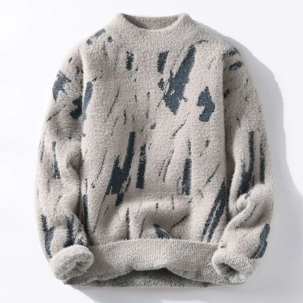 Modischer Pullover für Männer – stilvoller und bequemer Begleiter für Herbst- und Wintertage.