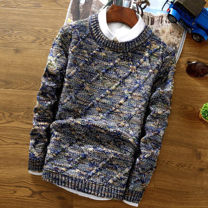Modischer Strickpullover für Männer – ideal für Herbst- und Wintertage