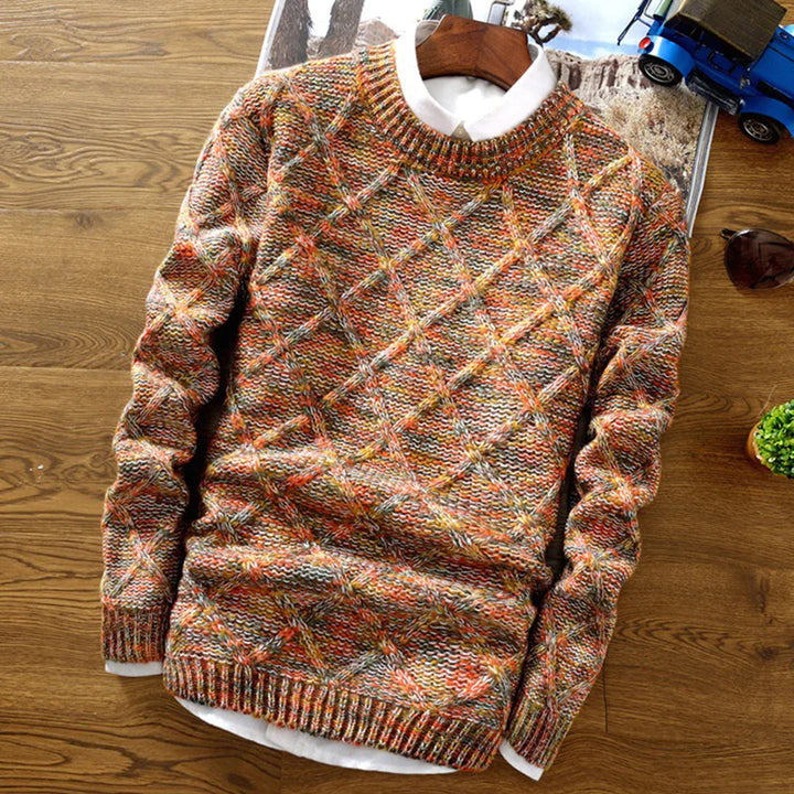 Modischer Strickpullover für Männer – ideal für Herbst- und Wintertage