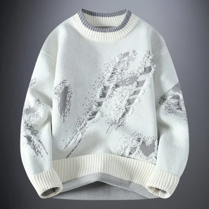 Modischer Strickpullover für Männer, ideal für kalte Herbst- und Wintertage
