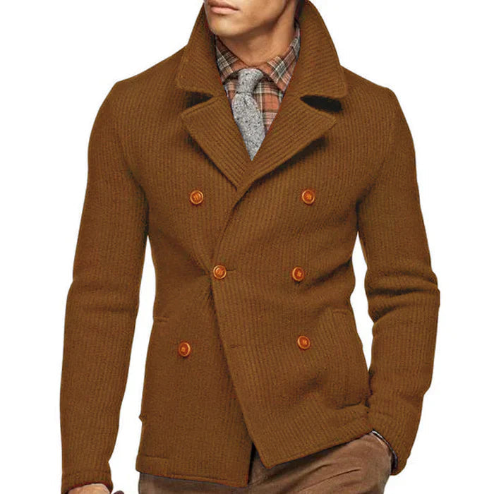 Modischer Vintage-Cordmantel für Männer, warm und stilvoll für Herbst und Winter