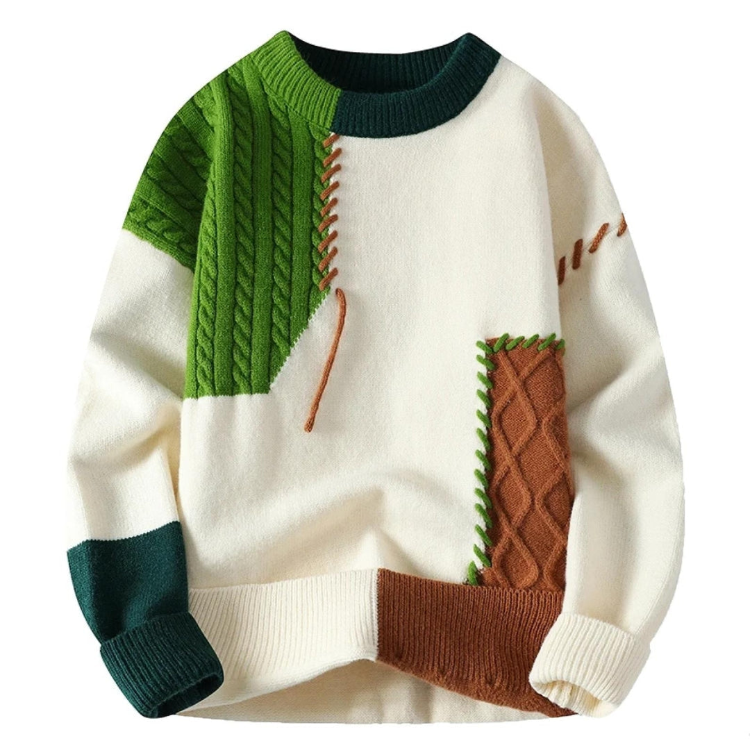 Modischer warmer Pullover für Männer, ideal für kalte Herbst- und Wintertage, mit eleganter Optik und hohem Tragekomfort.
