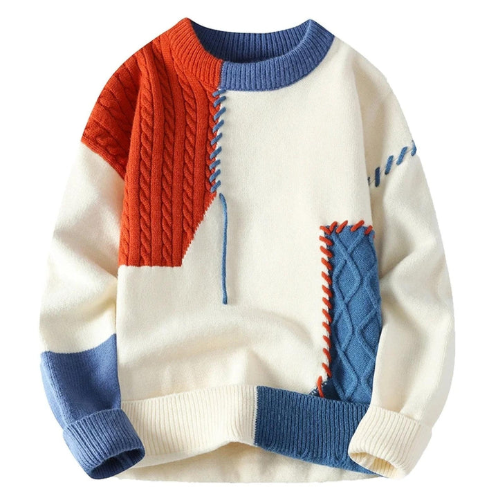 Modischer warmer Pullover für Männer, ideal für kalte Herbst- und Wintertage, mit eleganter Optik und hohem Tragekomfort.