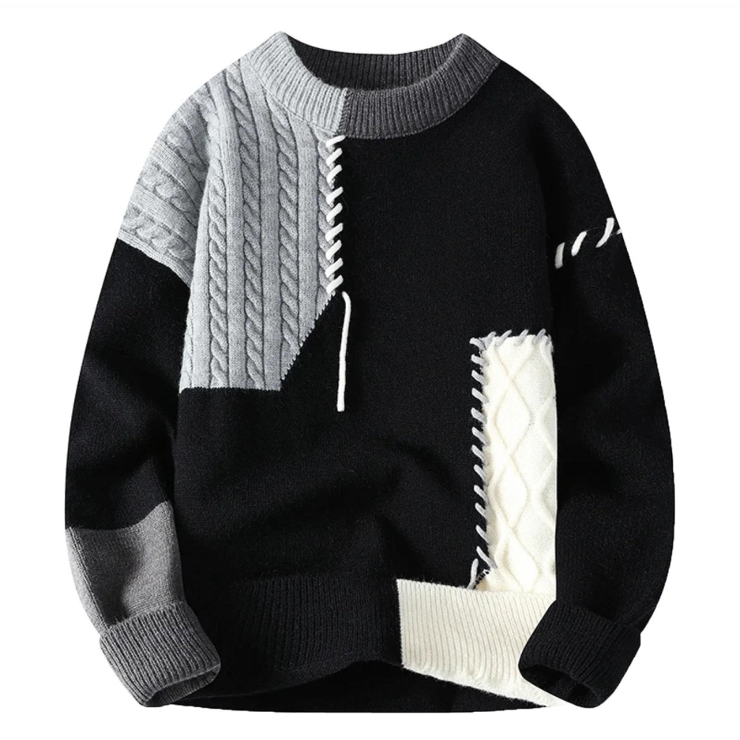 Modischer warmer Pullover für Männer, ideal für kalte Herbst- und Wintertage, mit eleganter Optik und hohem Tragekomfort.