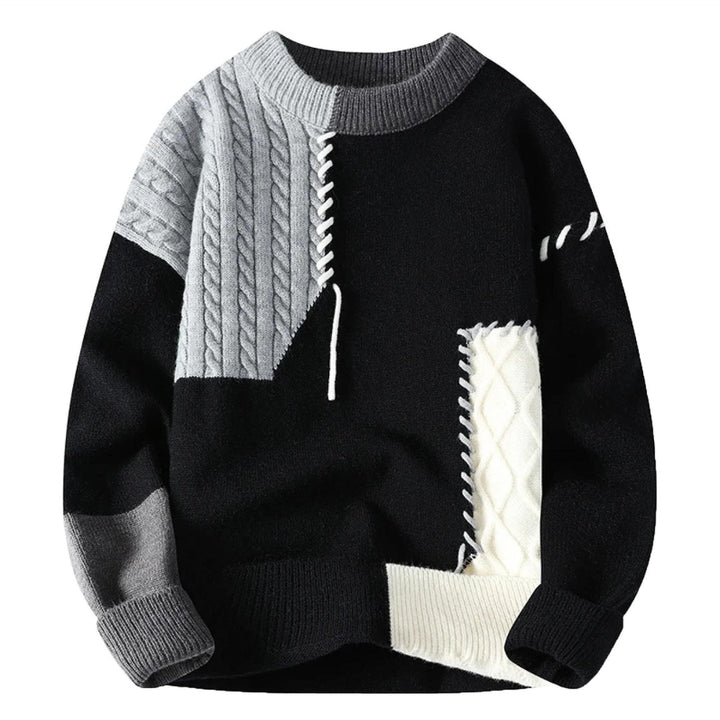 Modischer warmer Pullover für Männer, ideal für kalte Herbst- und Wintertage, mit eleganter Optik und hohem Tragekomfort.