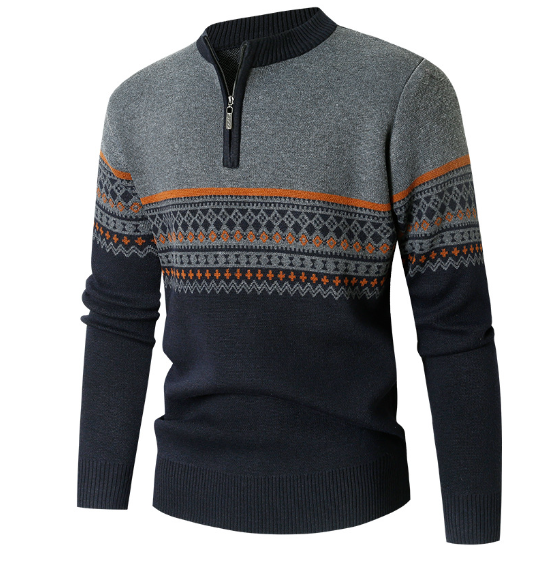 Modischer Winterpullover für Männer – ideal für kalte Herbst- und Wintertage.