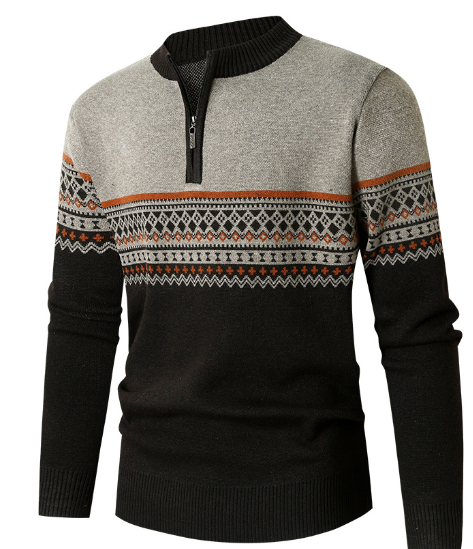 Modischer Winterpullover für Männer – ideal für kalte Herbst- und Wintertage.
