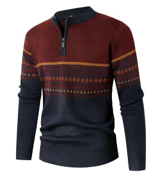Modischer Winterpullover für Männer – ideal für kalte Herbst- und Wintertage.
