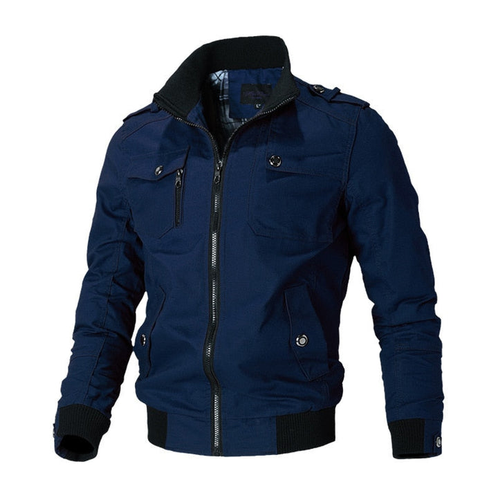Lässige und elegante Herren-Outdoor-Jacke mit vielseitigem Design und hochwertigen Materialien