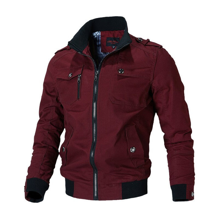 Lässige und elegante Herren-Outdoor-Jacke mit vielseitigem Design und hochwertigen Materialien