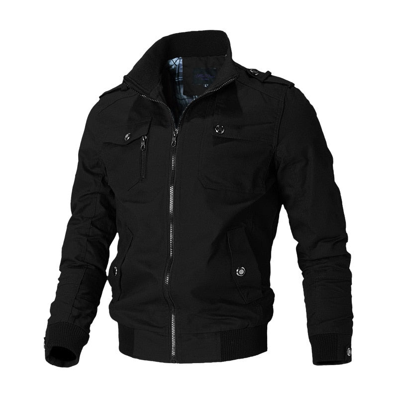 Lässige und elegante Herren-Outdoor-Jacke mit vielseitigem Design und hochwertigen Materialien