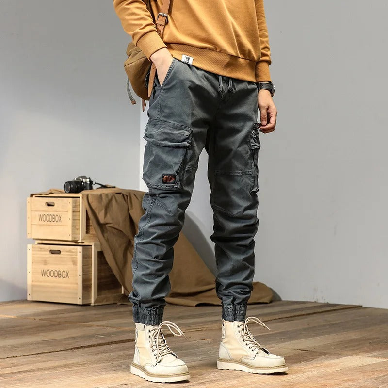 Praktische Sommer-Cargohose mit Kordelzug und leichtem, atmungsaktivem Stoff für Komfort und Funktionalität